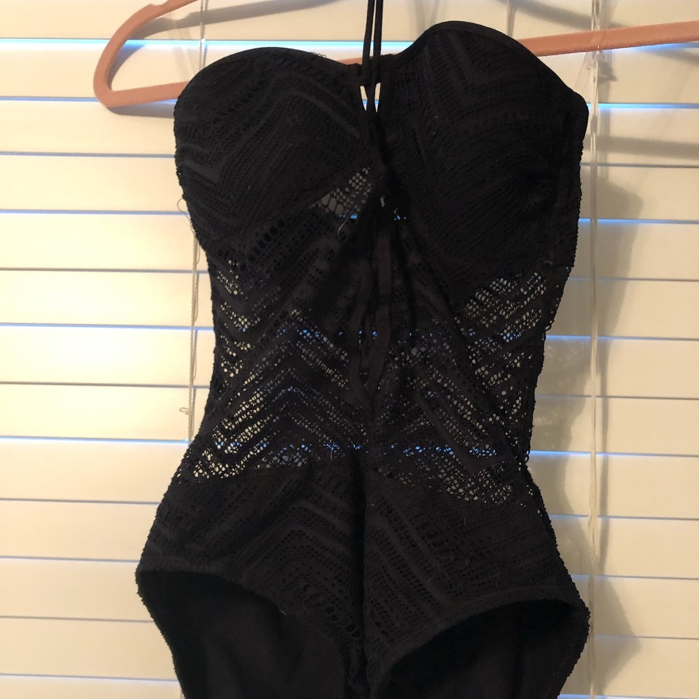 Blue One Piece Swimsuit